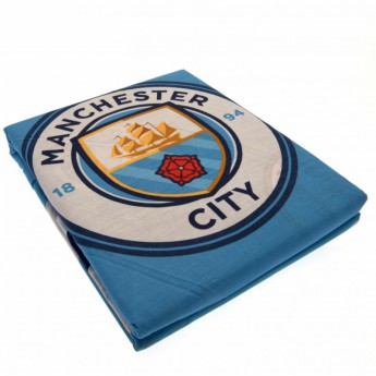 Manchester City спално бельо за единично легло Single Duvet Set PL