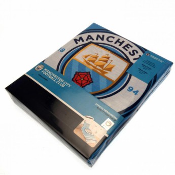Manchester City спално бельо за единично легло Single Duvet Set PL