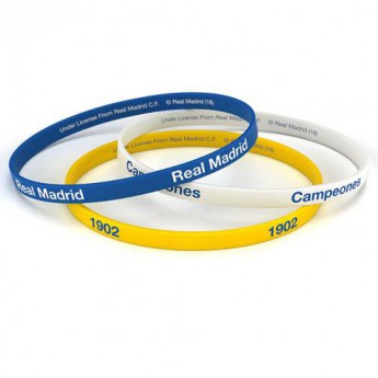 Real Madrid CF силиконова гривна 3pk Silicone Wristbands