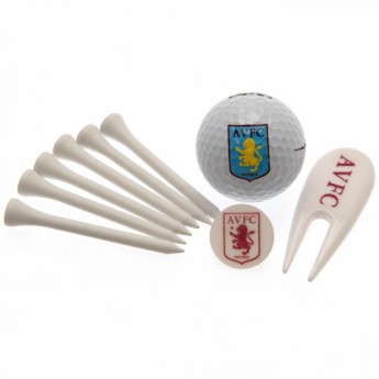 Aston Villa комплект за голф Golf Gift Tube