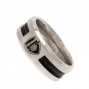 Arsenal FC пръстен Black Inlay Ring Large CR