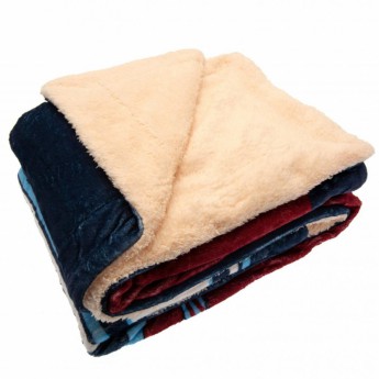 West Ham United одеяло Sherpa Fleece Blanket 1