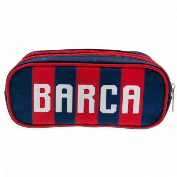 FC Barcelona несесер за моливи Double Zip Pencil Case
