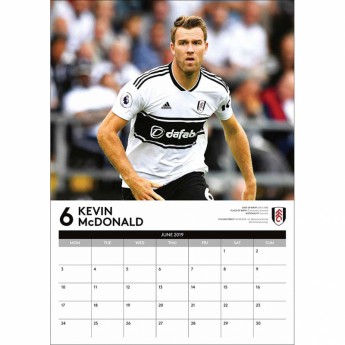Fulham FC календар 2019 official A3