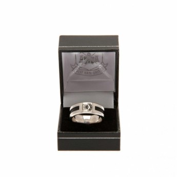 West Ham United пръстен Black Inlay Medium CT