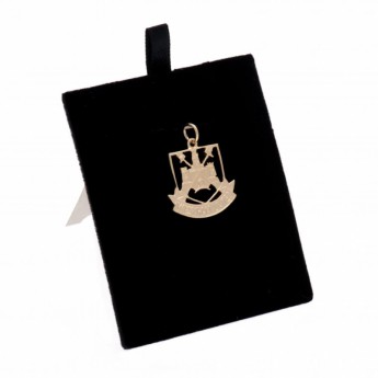 West Ham United златна висулка 9ct Gold Pendant Castle