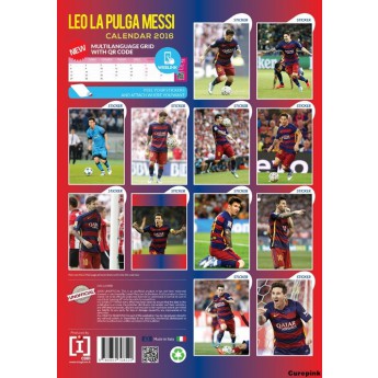 Barcelona Messi kalendář 2016(297 x 420 mm) A3