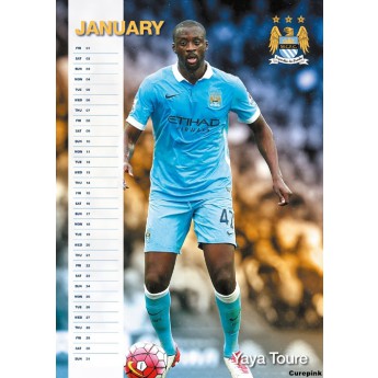 Manchester City kalendář (297 mm x 420 mm)A3