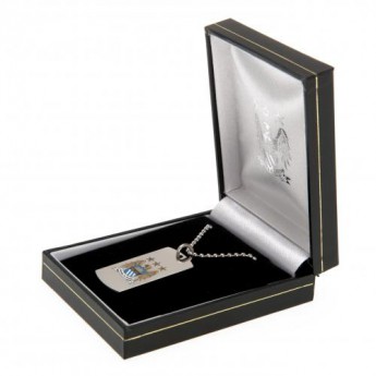 Manchester City висулка за врата Colour Crest Dog Tag & Chain EC