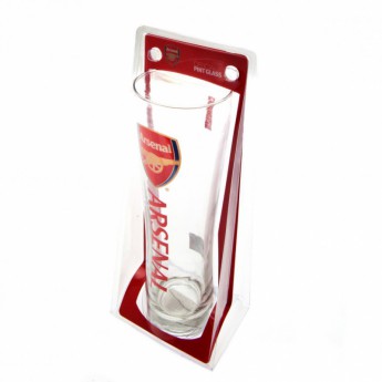 Arsenal FC стъклена чаша Tall Beer Glass