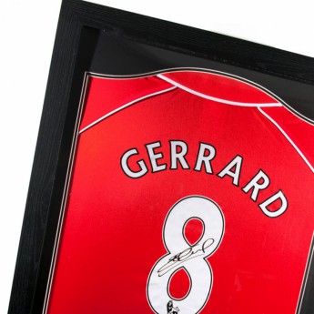 Liverpool FC картина в рамка Gerrard Signed Shirt Honours (Framed)