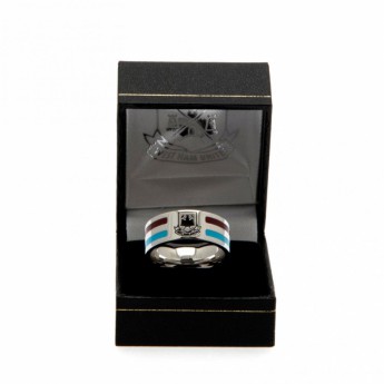 West Ham United пръстен Colour Stripe Ring Medium CT