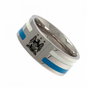 Manchester City пръстен Colour Stripe Ring Large EC