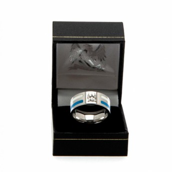 Manchester City пръстен Colour Stripe Ring Large EC