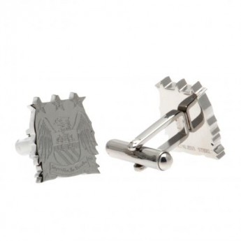 Manchester City копчета за ръкавели Stainless Steel Cufflinks CR EC