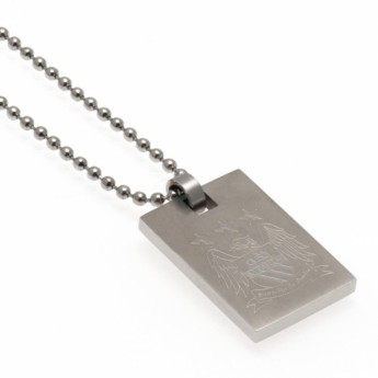 Manchester City колие с висулка куче Dog Tag & Chain EC
