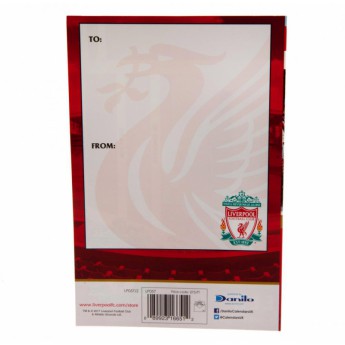 Liverpool FC картичка за рожден ден Pop-Up Birthday Card