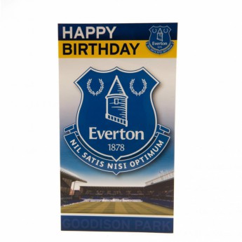 Everton FC картичка за рожден ден Birthday Card