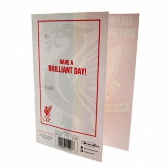 Liverpool FC картичка за рожден ден Birthday Card