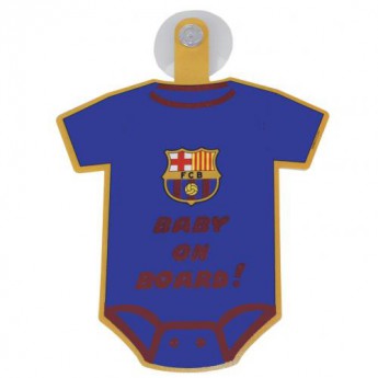 FC Barcelona мини боди за кола Baby On Board Sign