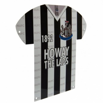 Newcastle United метален знак Metal Shirt Sign