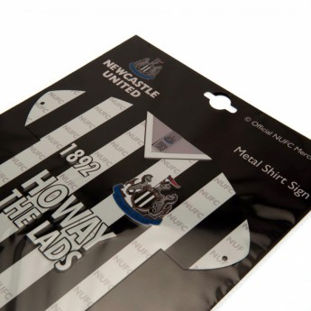 Newcastle United метален знак Metal Shirt Sign