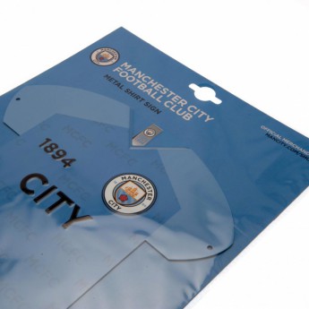 Manchester City метален знак Metal Shirt Sign