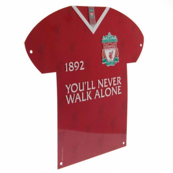 Liverpool FC метален знак Metal Shirt Sign CR