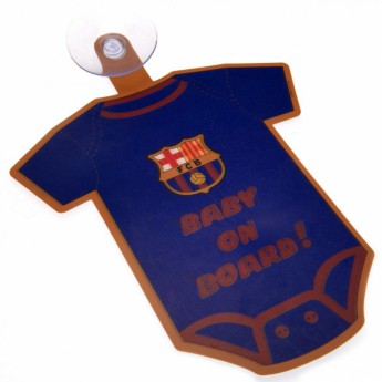 FC Barcelona мини боди за кола Baby On Board Sign