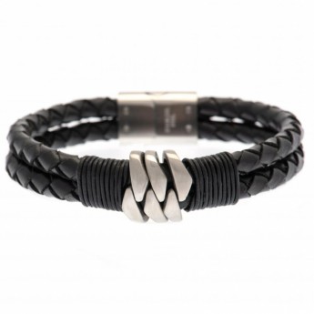 Aston Villa кожена гривна Leather Bracelet