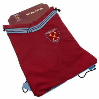 West Ham United чанта за фитнес Drawstring Backpack