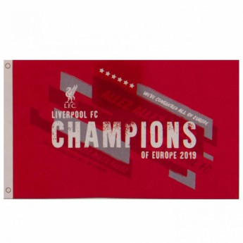Liverpool FC знаме Champions Of Europe Flag