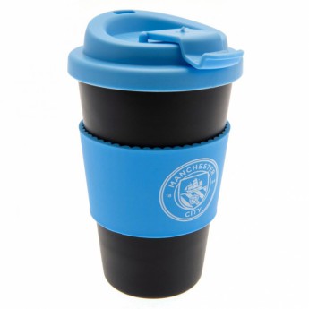 Manchester City чаша за пътуване Silicone Grip Travel Mug