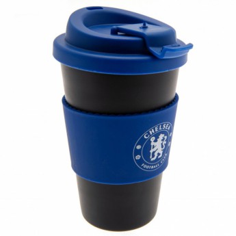 Chelsea FC чаша за пътуване Silicone Grip Travel Mug