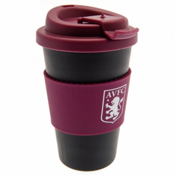 Aston Villa чаша за пътуване Silicone Grip Travel Mug