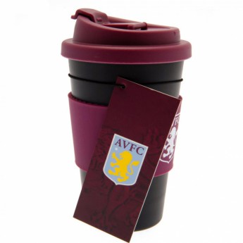 Aston Villa чаша за пътуване Silicone Grip Travel Mug