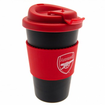 Arsenal FC чаша за пътуване Silicone Grip Travel Mug