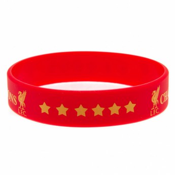 Liverpool FC силиконова гривна Champions Of Europe Silicone Wristband