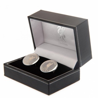 Liverpool FC копчета за ръкавели Champions Of Europe Stainless Steel Cufflinks RD