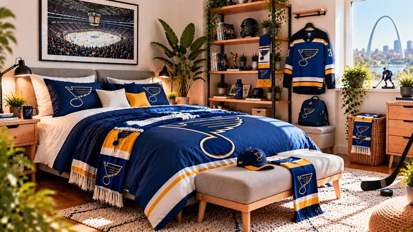 Вдъхновение за фенска стая St. Louis Blues