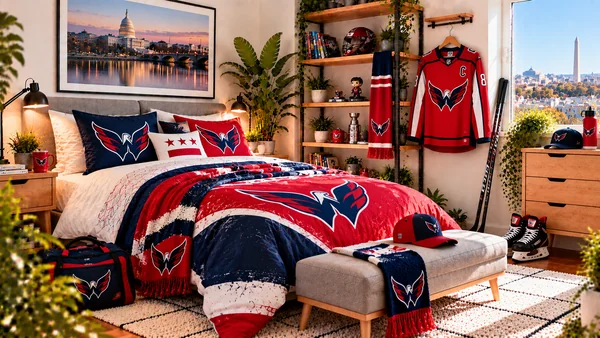 Вдъхновение за фенска стая Washington Capitals