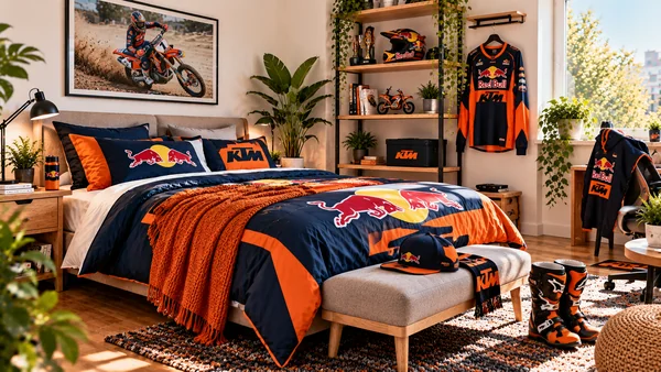 Вдъхновение за фенска стая Red Bull KTM