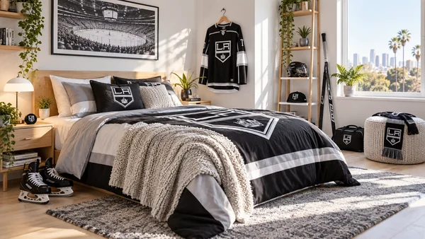 Вдъхновение за фенска стая Los Angeles Kings