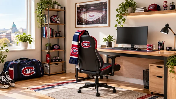 Вдъхновение за фенски работен кът Montreal Canadiens