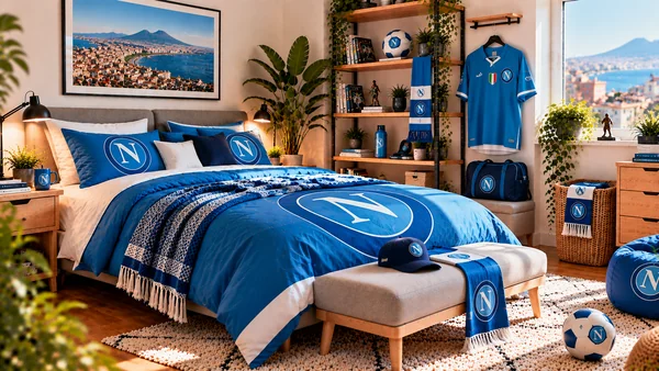Вдъхновение за фенска стая SSC Napoli