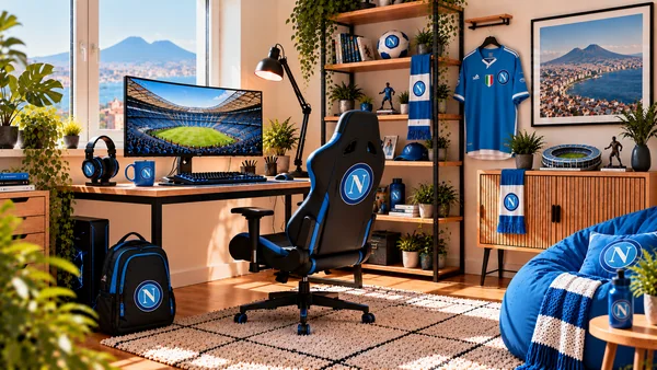 Вдъхновение за фенски работен кът SSC Napoli