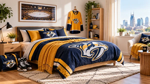 Вдъхновение за фенска стая Nashville Predators