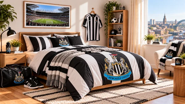 Вдъхновение за фенска стая Newcastle United