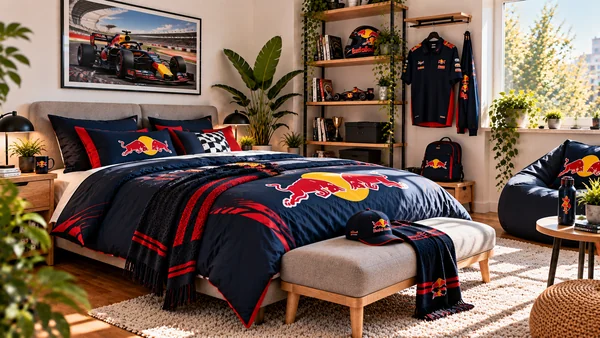 Вдъхновение за фенска стая Red Bull Racing