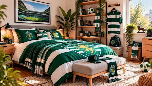 Вдъхновение за фенска стая Sporting CP